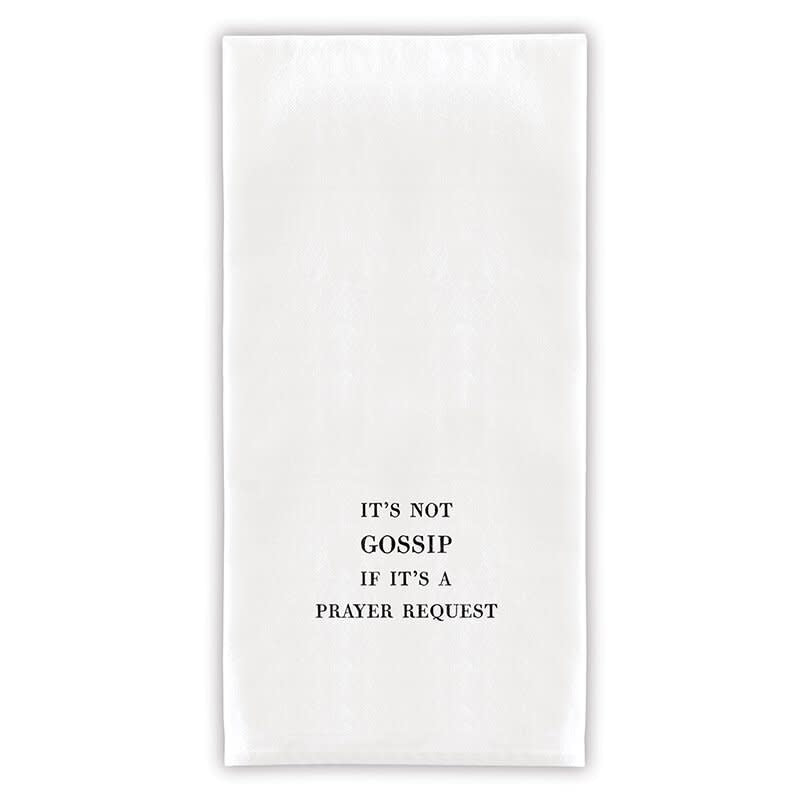 Face to Face Thirsty Boy tea towel made from white cotton with a playful boy face graphic.