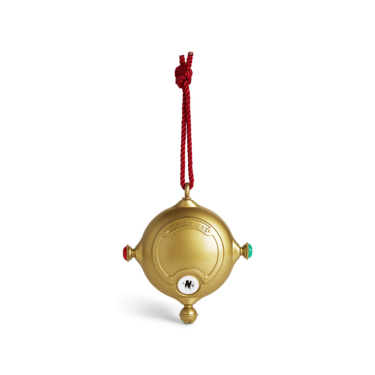 Red Santa's Kindness Ornament journal with a festive silhouette.