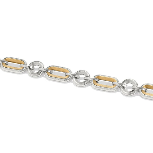 Medici Two Tone Link Bracelet
