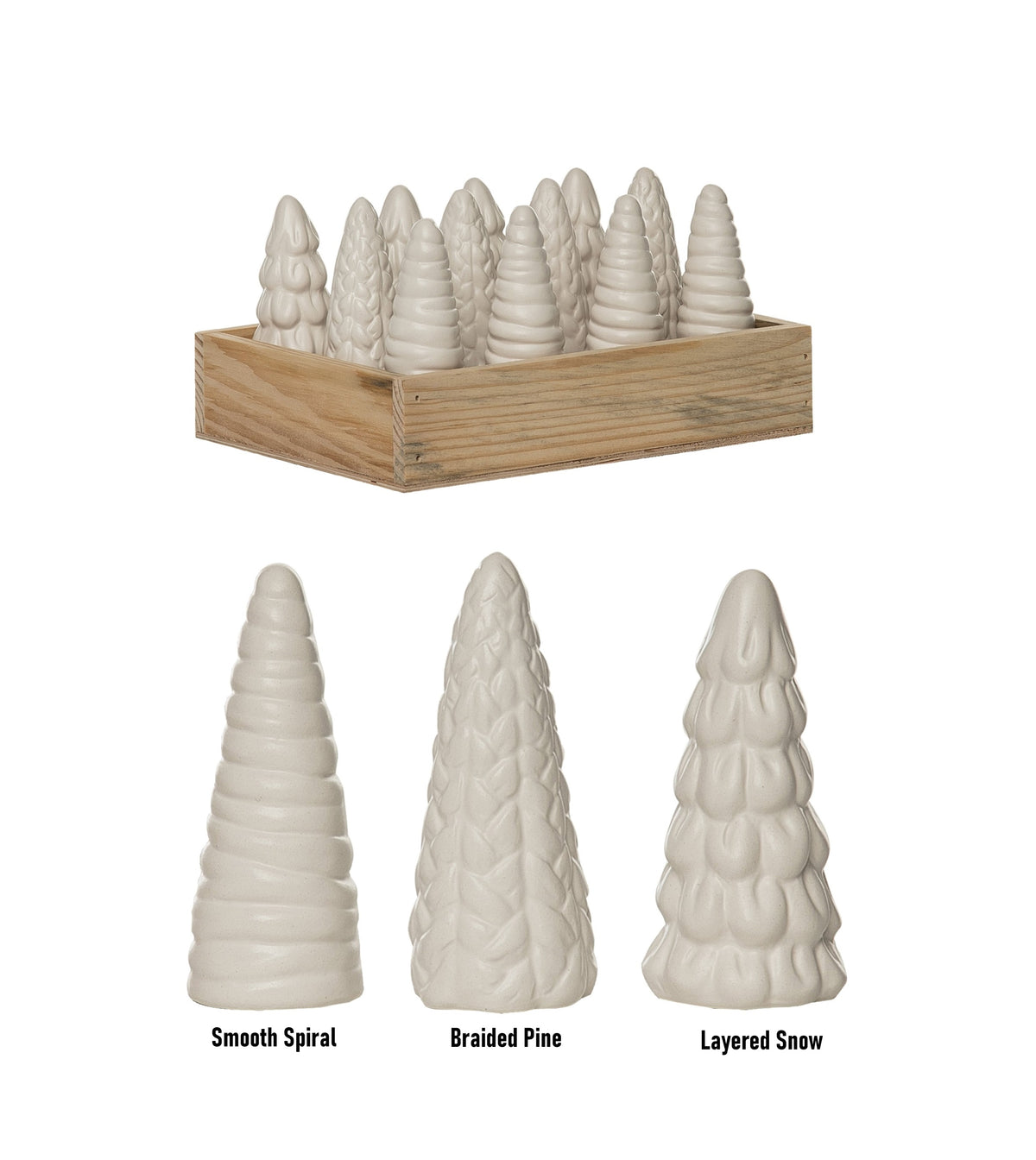 White dolomite tree sculpture with a natural stone texture.