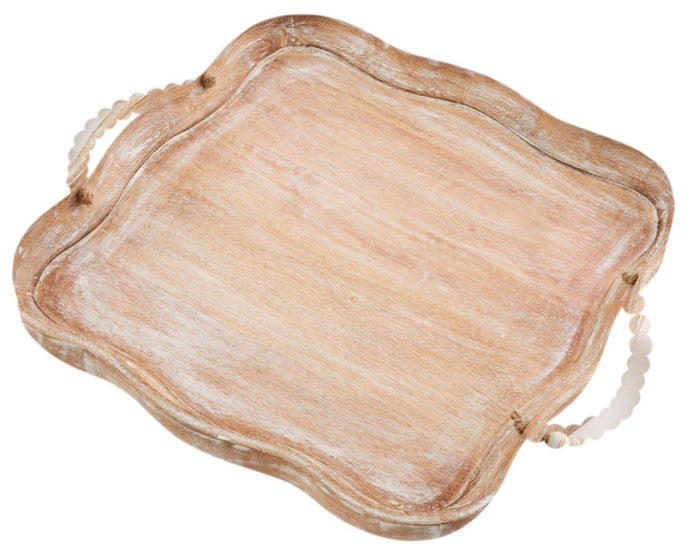Scalloped Beaded Tray