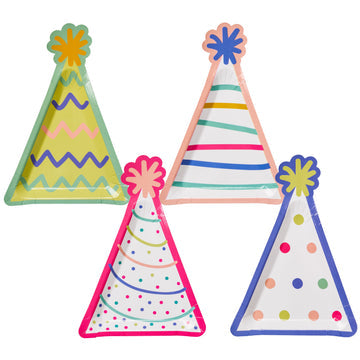 Die-Cut Salad Plate Birthday Candles -SET