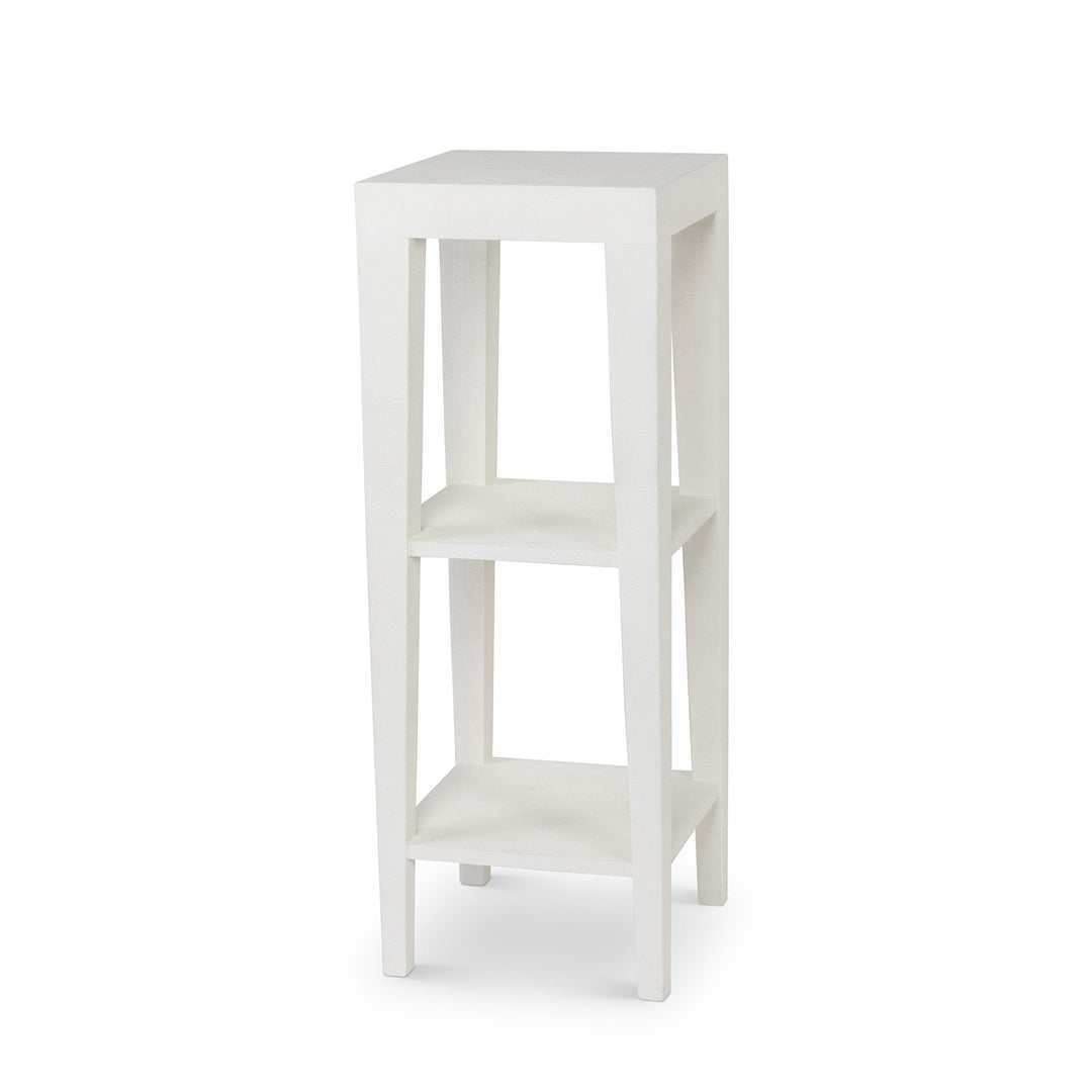 Giraffe Leg Pedestal Silk Linen