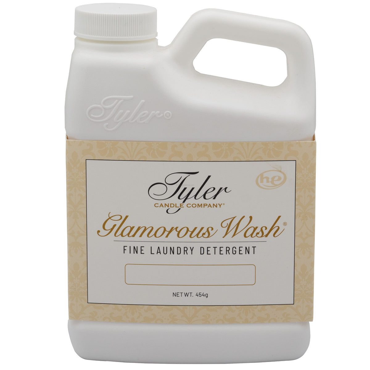 16oz bottle of Tyler Candle Company Glamorous Wash Fine Laundry Detergent.