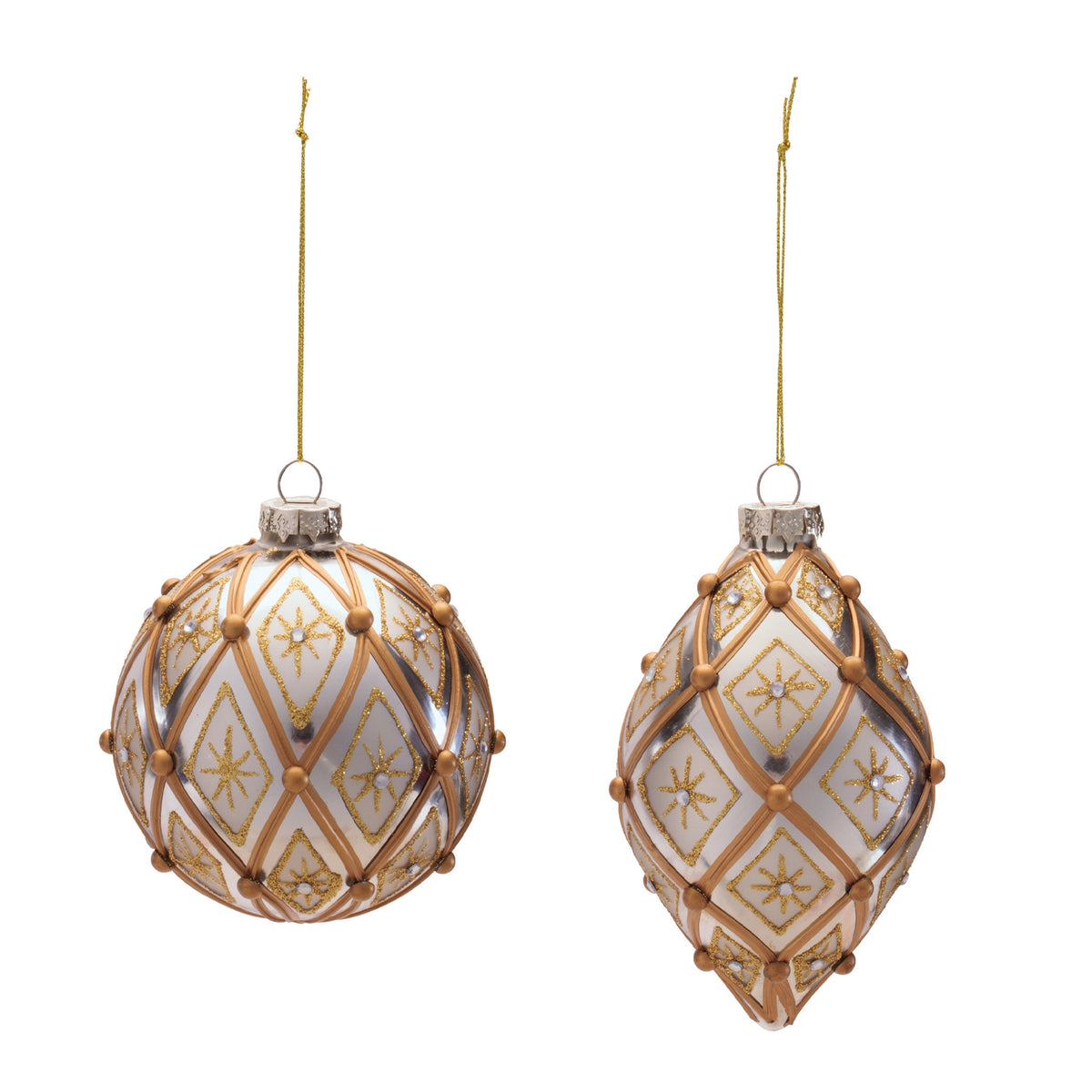 Glass Ornament Multi - Sold Individually