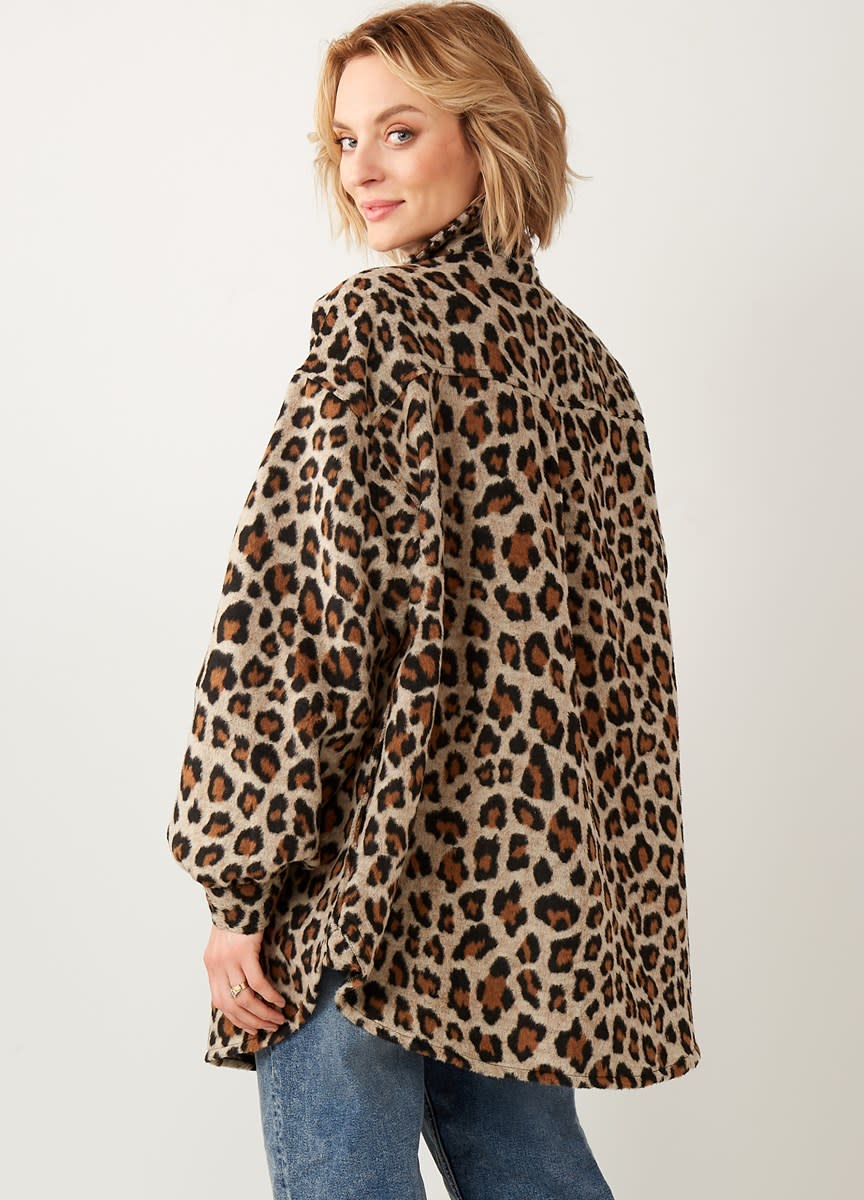 Lena Leopard Coat