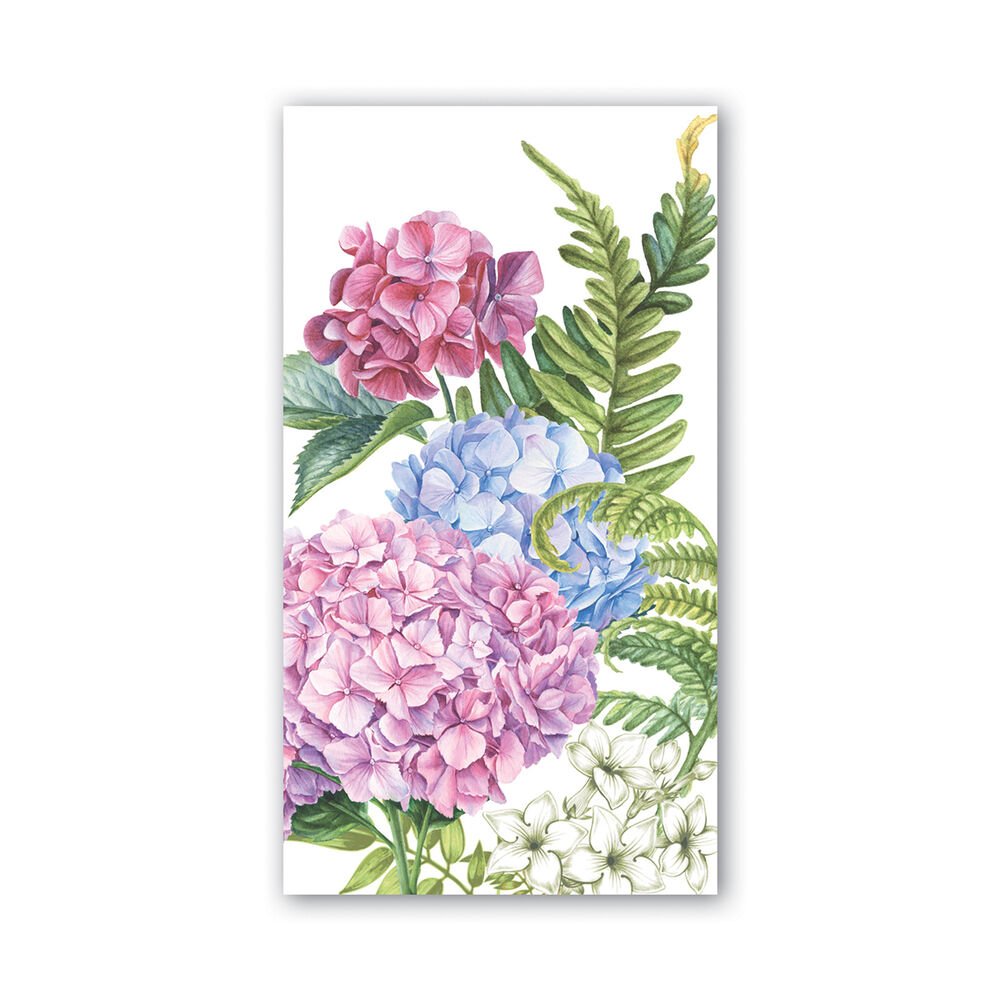 Packaged Hostess Napkins in soft triple-ply paper with a decorative pattern.
