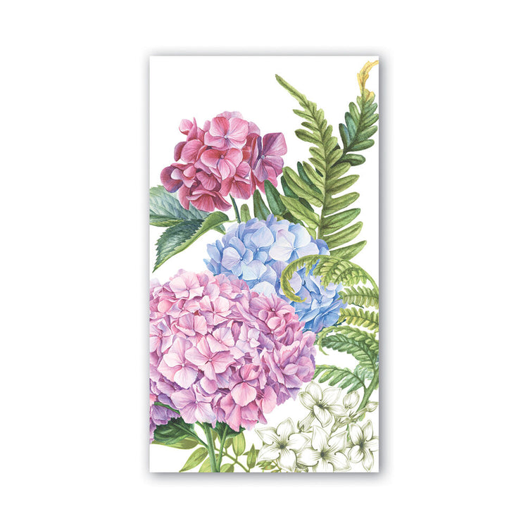 Packaged Hostess Napkins in soft triple-ply paper with a decorative pattern.
