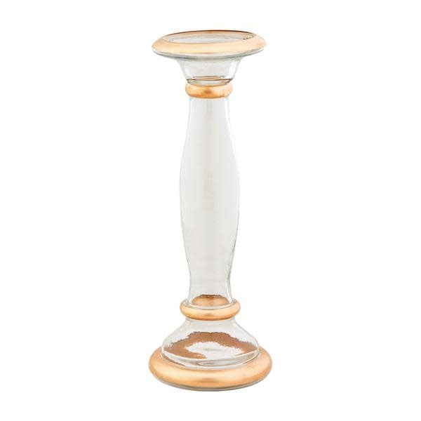 Gold Glass Candlestick