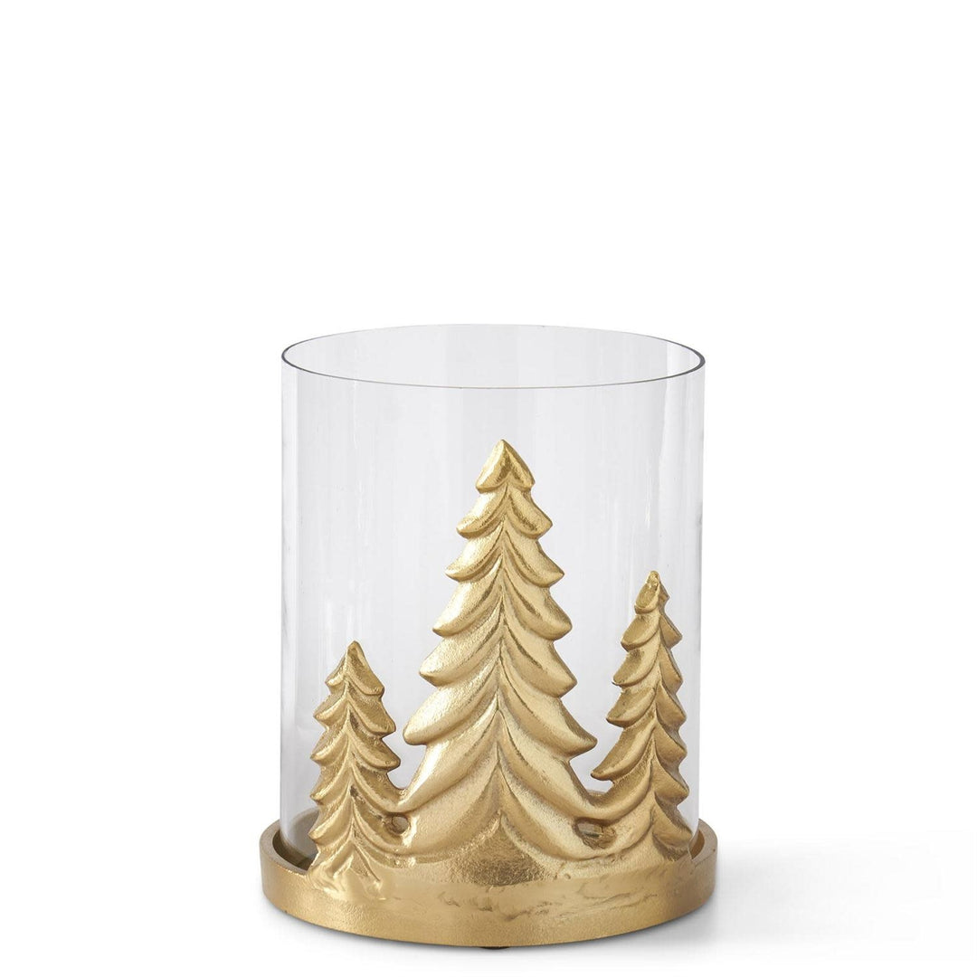 Gold Metal Christmas Tree Hurricanes