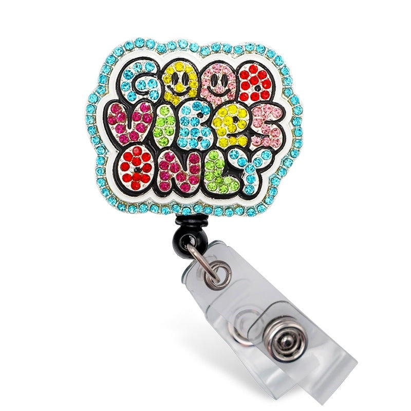 Sparkle and Shine Rhinestone Badge Reel