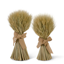 Set of 2 Dried Wheat Bundles