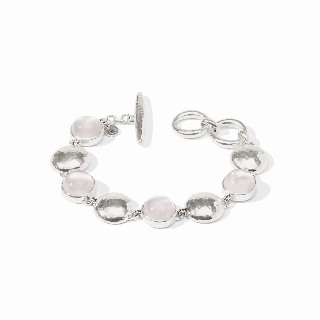 Adjustable Solara Stone bracelet with shimmering stones on a toggle clasp.