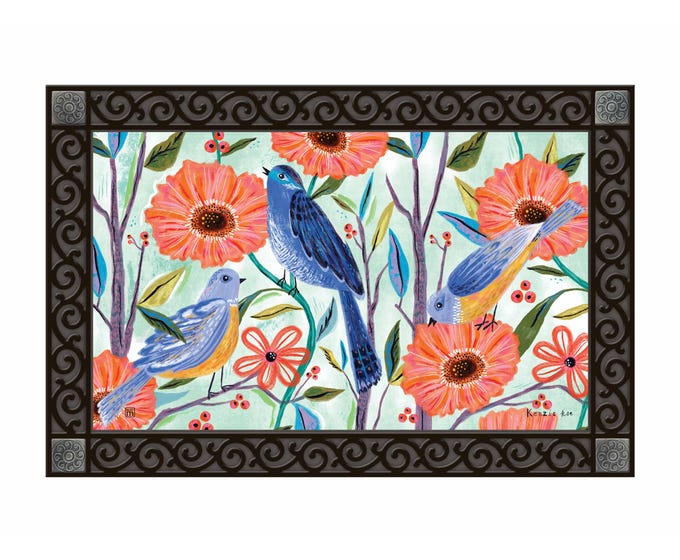 Matmate doormat insert with non-slip recycled rubber backing