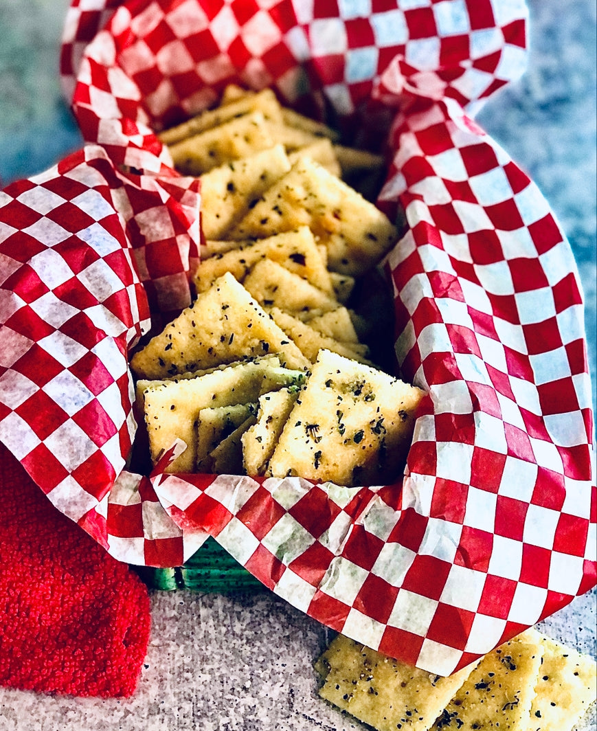 Buttermilk Ranch Cracker Seasoning packet with visible seasoning blend