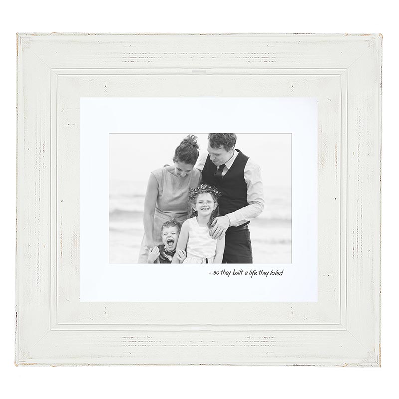 Photo Frame - They Built A Life