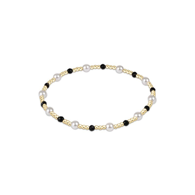 Pearl Sincerity Pattern 4mm Bead Bracelet
