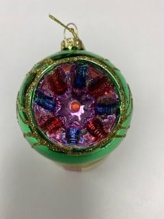 Reflector Orn, Glass 2.5" - 2.75"