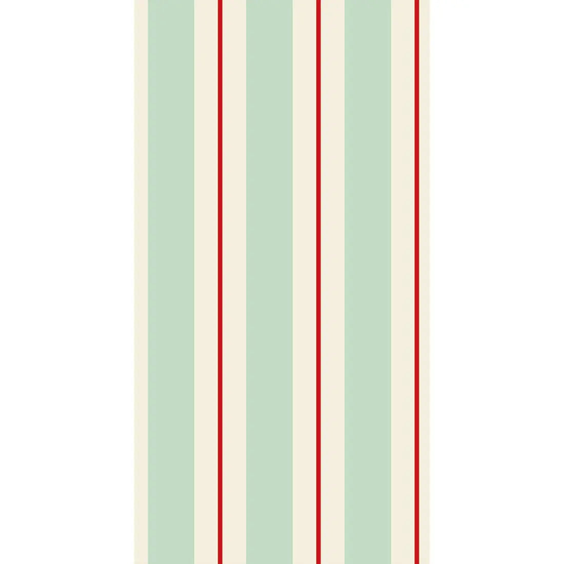 Guest napkin in seafoam red with a subtle textured pattern.