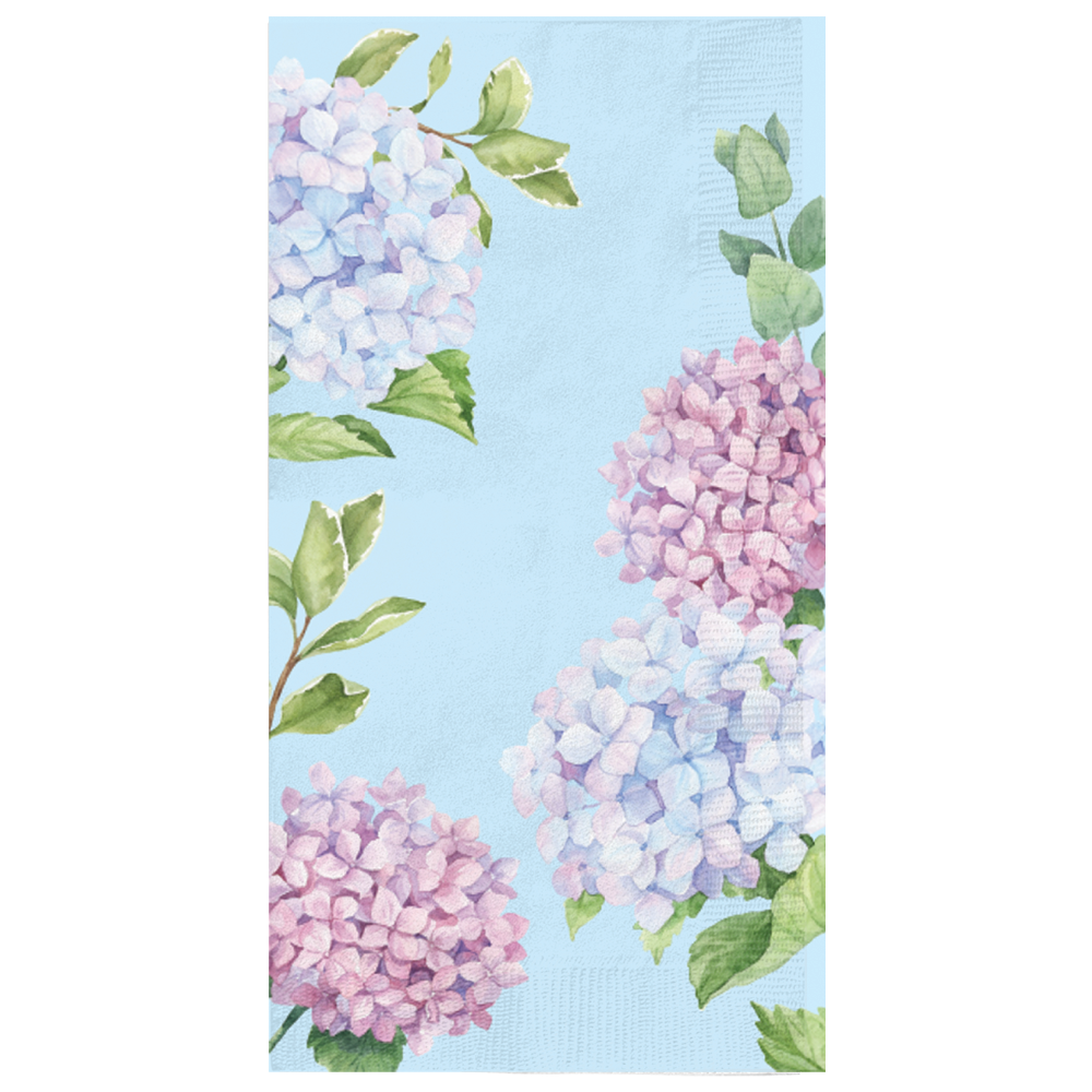 Guest Towel Hydrangea 3 Ply