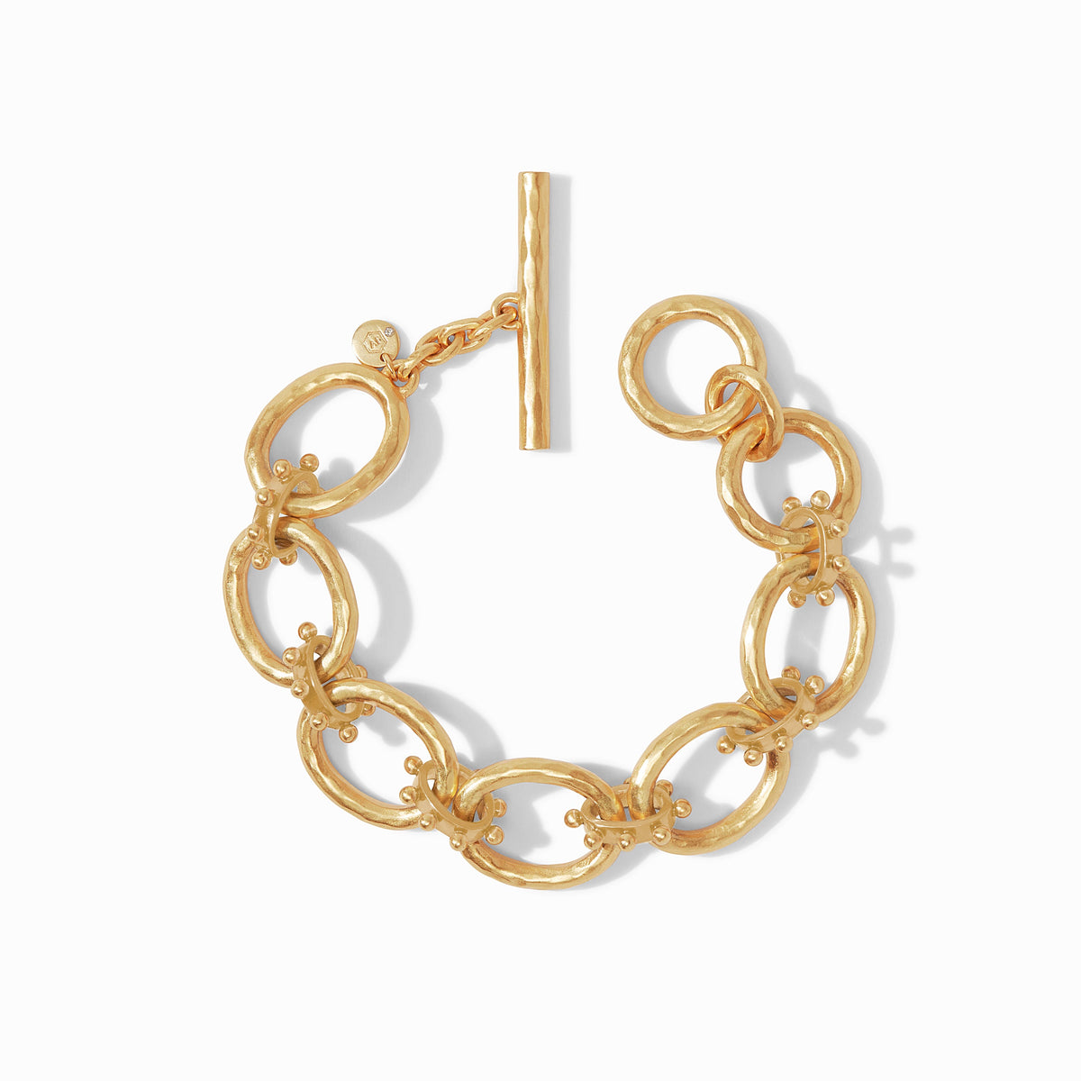 SoHo Demi Link bracelet in gold-tone metal with a delicate chain link pattern.