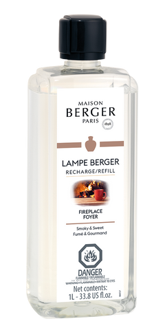 Lampe Berger recharge refill bottle with white cap against a neutral background.