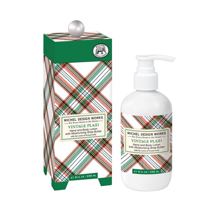 8 fl oz hand lotion bottle with aromatic peony scent