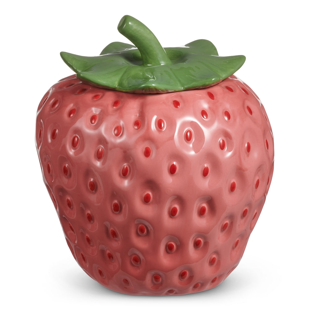 Dolomite strawberry container with a natural stone finish