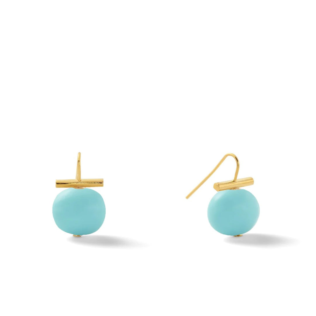 Medium Pebble Pearl Ear Wire