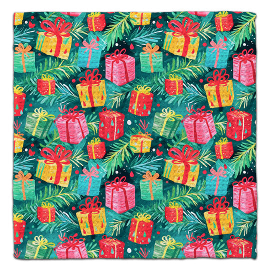 Handcrafted eco-friendly washcloth in waffle weave texture.