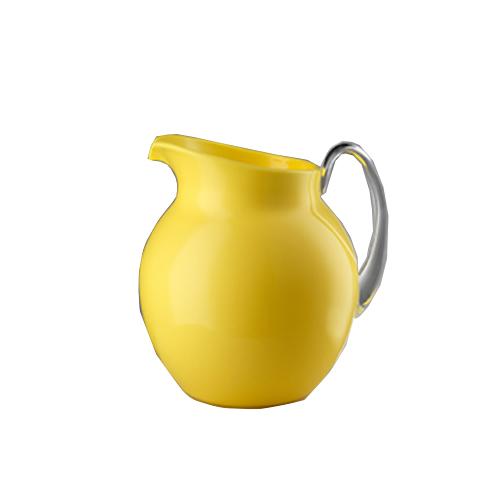 Pallina ceramic pitcher with a rounded handle and spout