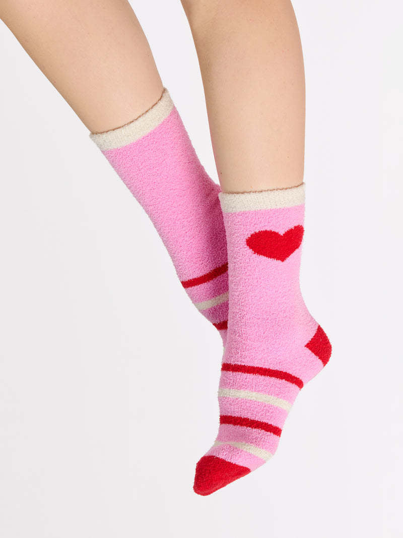 Heart Socks - Pink