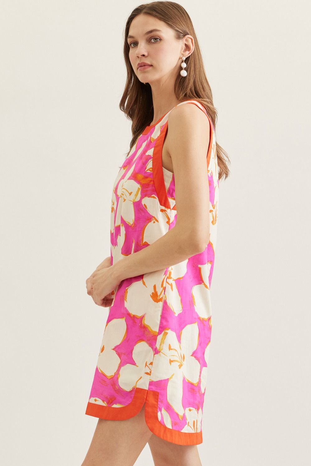 Lexi Floral Print Sleeveless Mini Dress