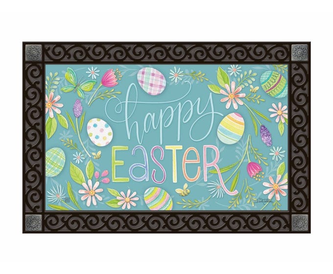 MatMate doormat tray insert with non-slip recycled rubber backing