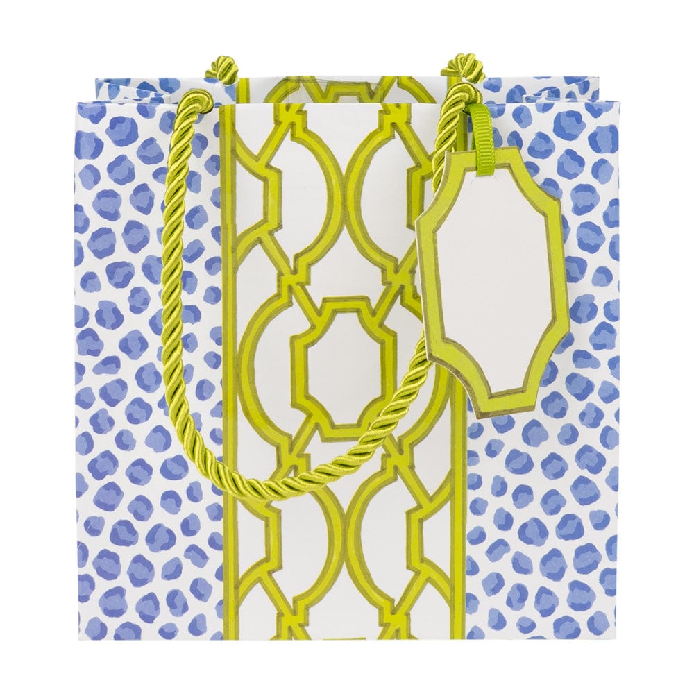 Small gift bag with strong handles printed on durable paper