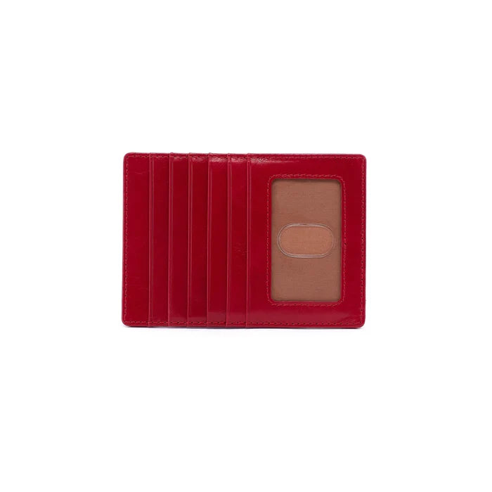 HOBO Euro Slide Card Case in True Red