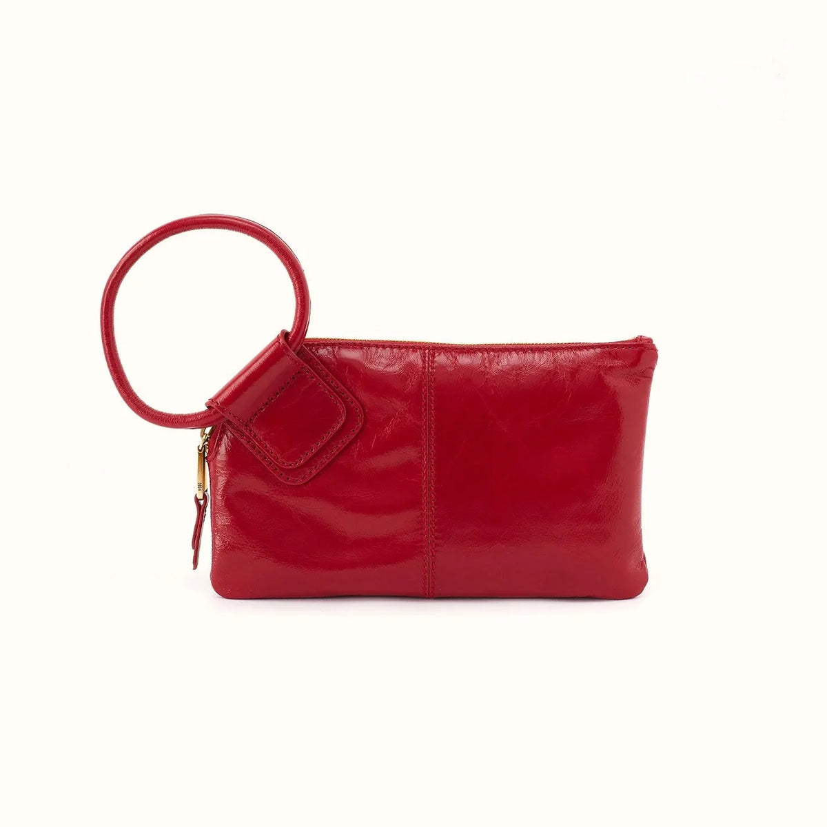 HOBO Sable Wristlet in True Red