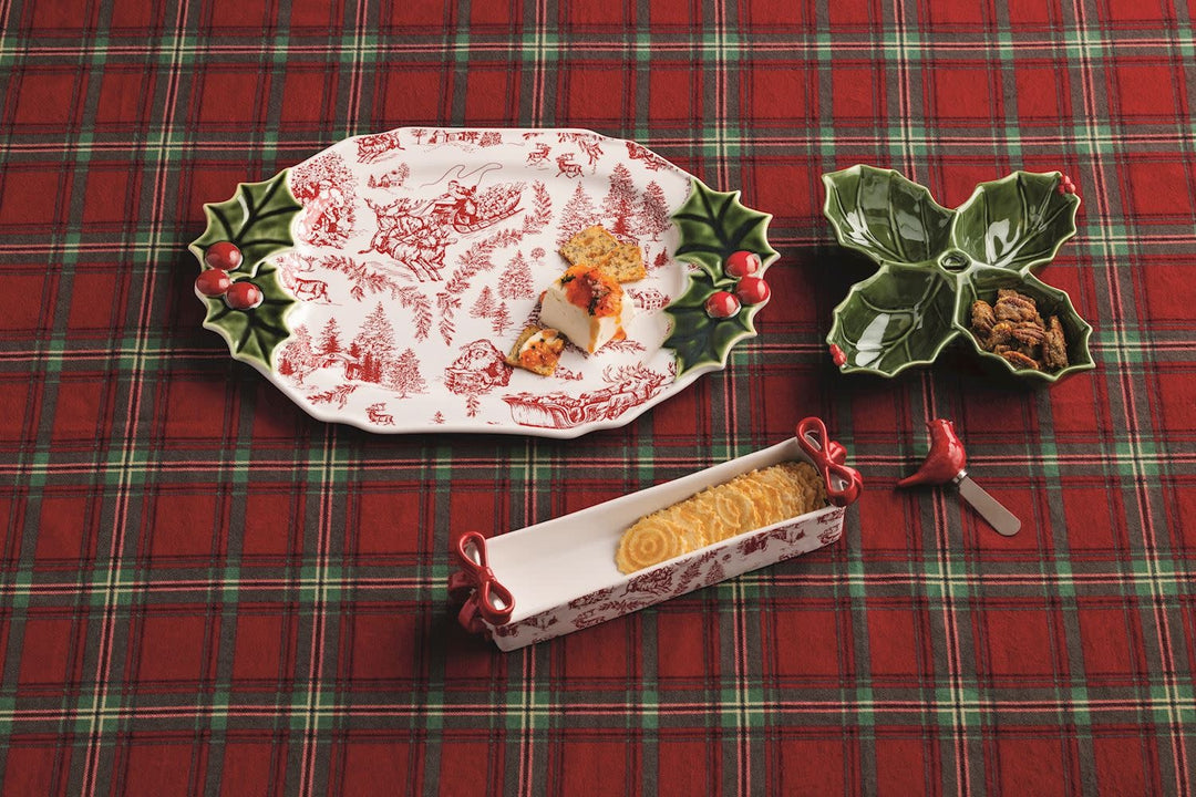 Holly Serving Platter
