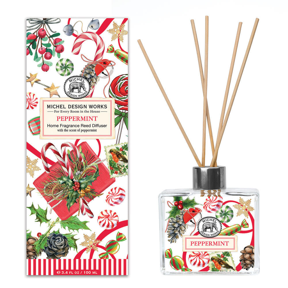 Glass bottle home fragrance reed diffuser with wooden sticks