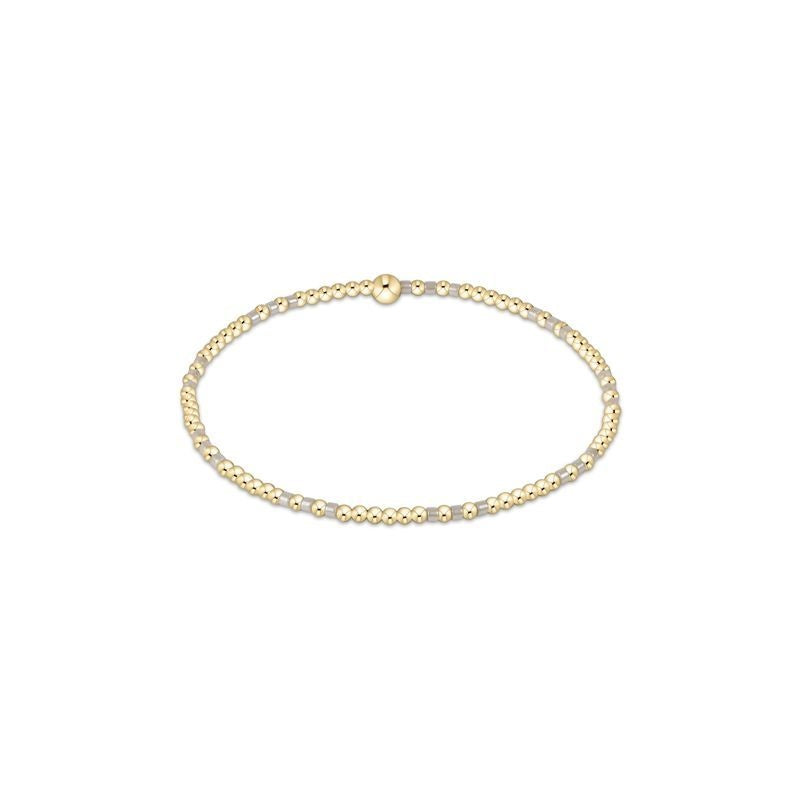 Hope Joy Pattern 2mm Bead Bracelet