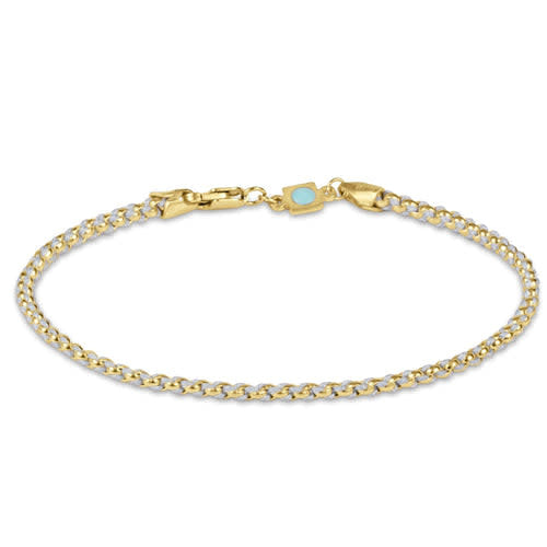 Hope Together bracelet in blue ice colored woven wire with signature clasp