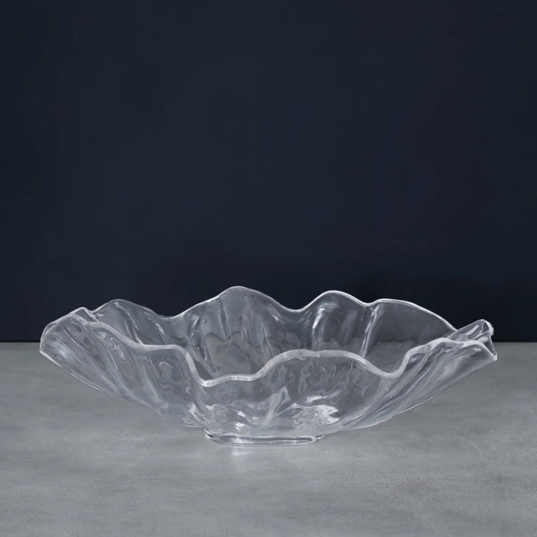 VIDA Acrylic Bloom Large Bowl Clear