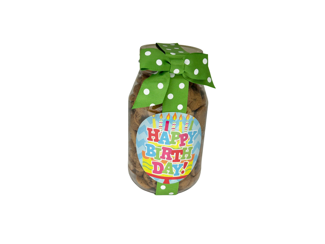 Happy Birthday Chocolate Chips  Cookie Quart Jars