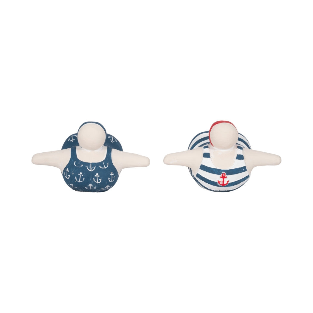 7 in. Ceramic Bathing Beauties Figurine - Sold Individually
