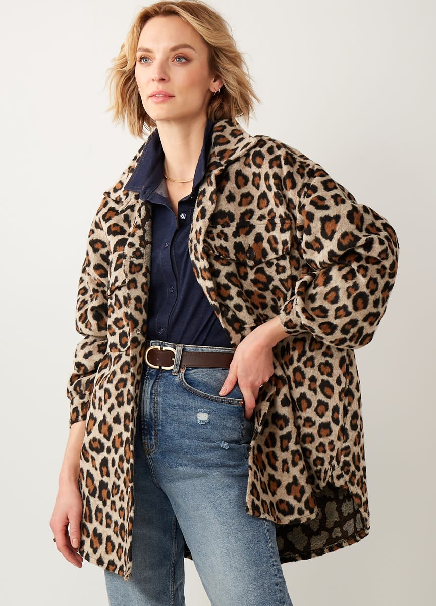 Lena Leopard Coat