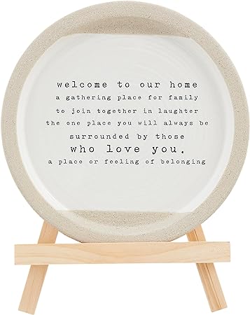 Sentiment Plate Easel