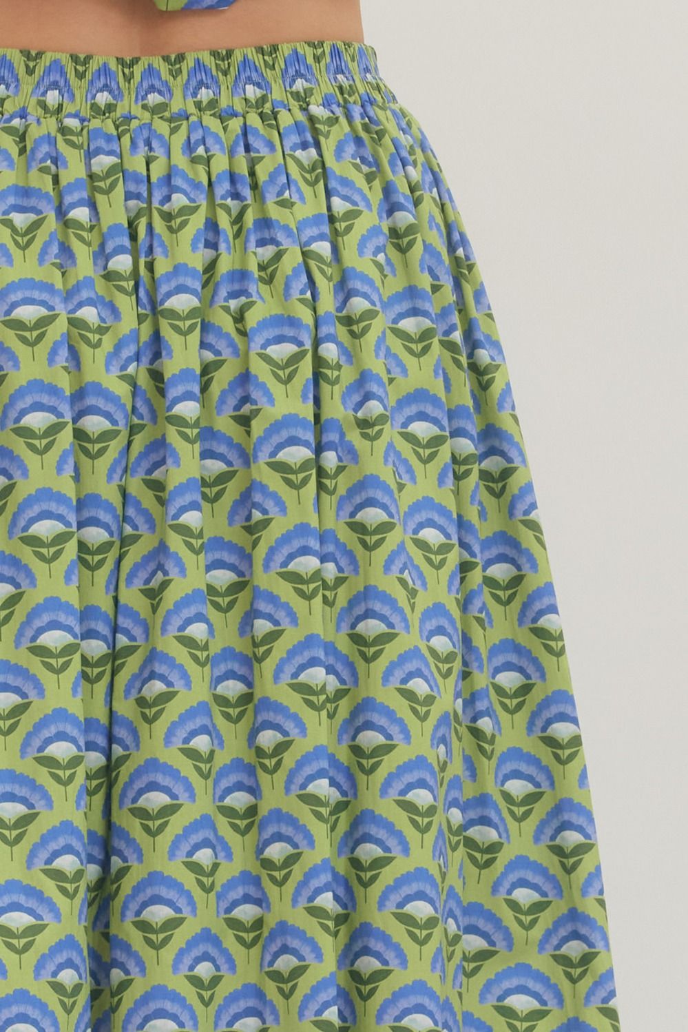 Maxine Floral Print Midi Skirt