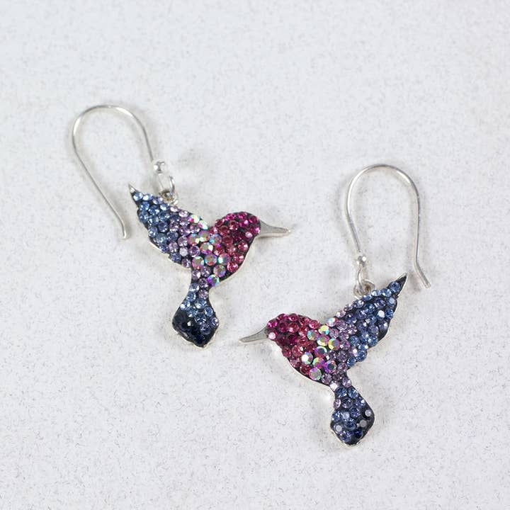 Hummingbird Drop Earrings