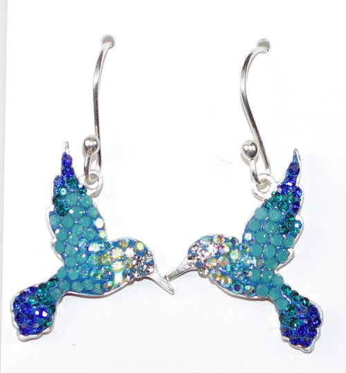 Hummingbird Drop Earrings