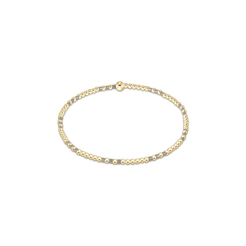 Hope Joy Pattern 2mm Bead Bracelet